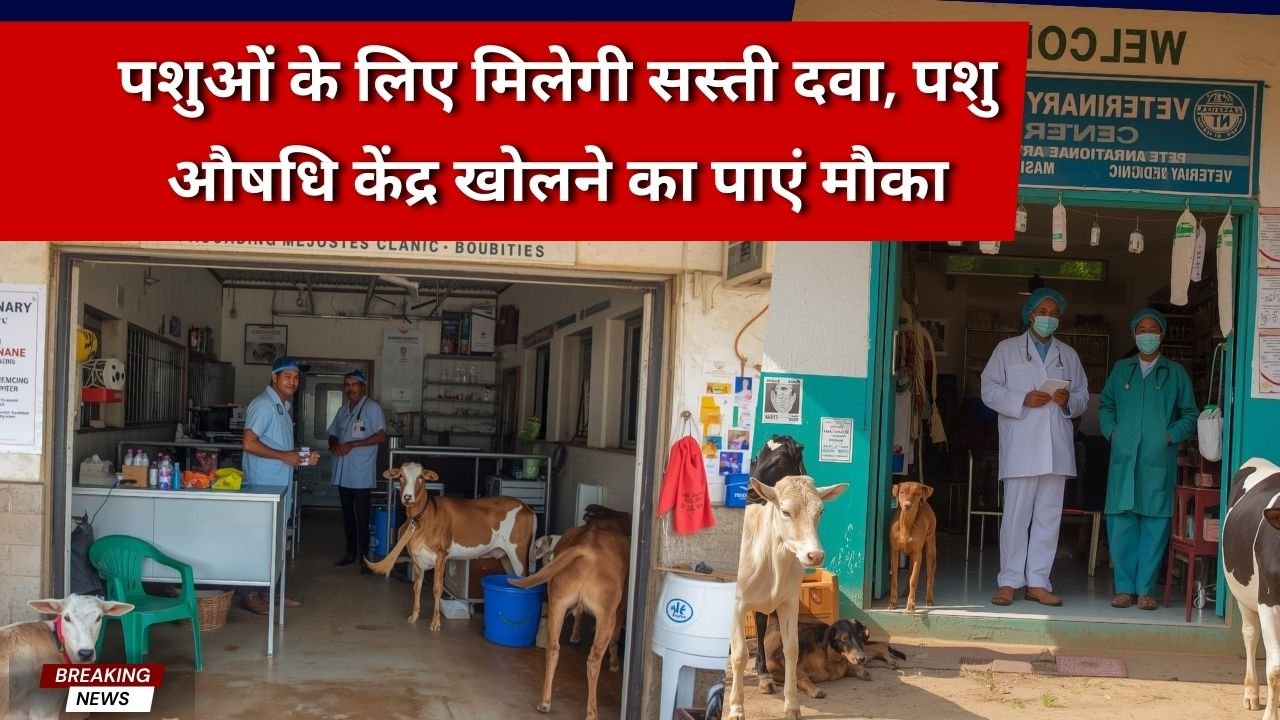 पशुओं के लिए यहां मिलेगी सस्ती दवा